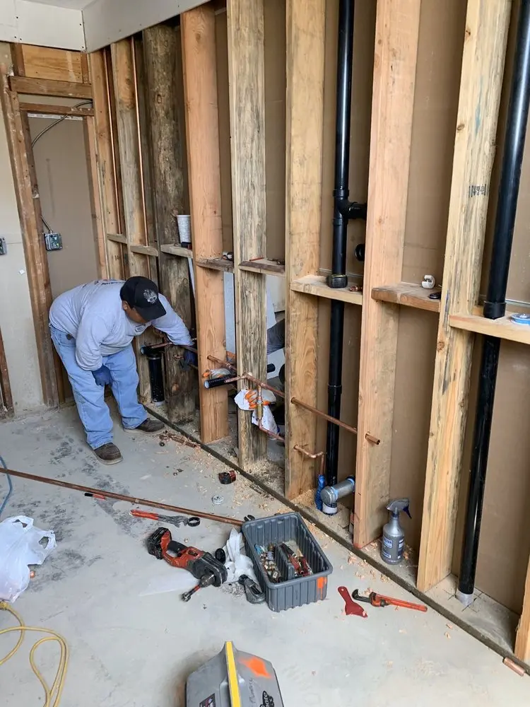 Commercial rough-in plumbing for Trenchless Sewer Repair in Lafayette